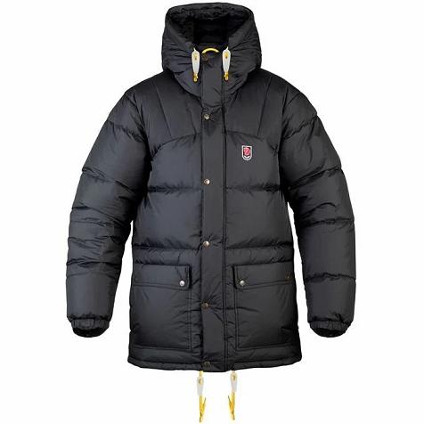 Fjallraven Men Expedition Down Jacket Black PH138029 Philippines